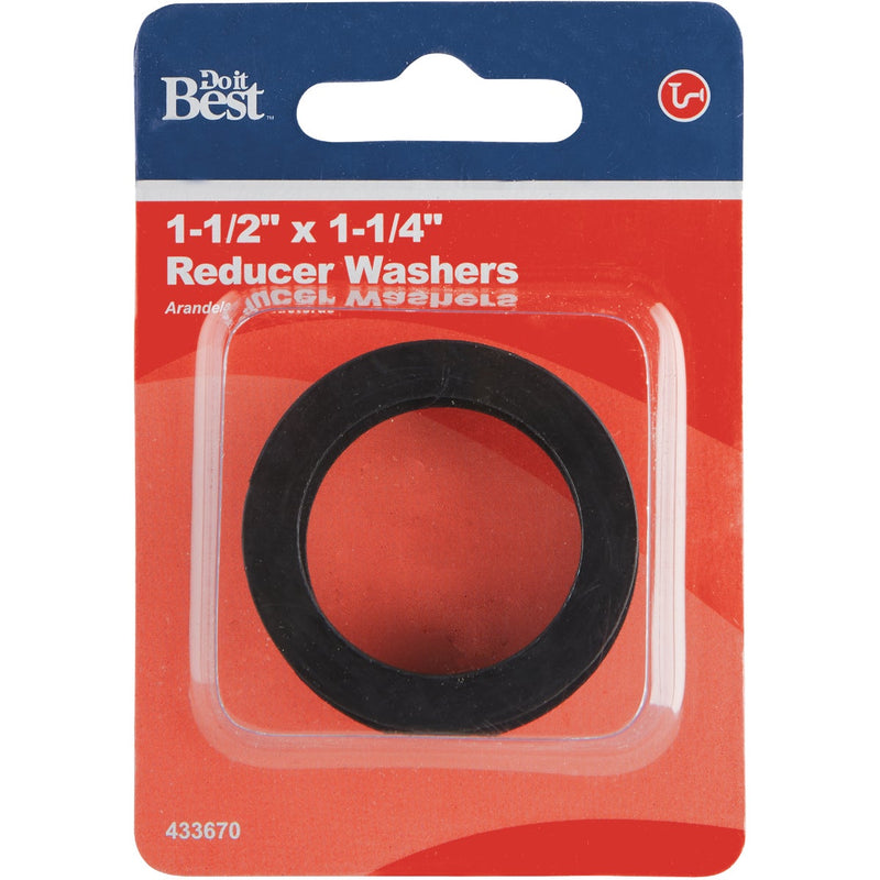 Do it Best 1-1/2 In. x 1-1/4 In. Black Rubber Slip Joint Washer