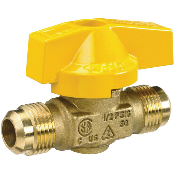 ProLine 3/8 Flare x 3/8 In. Flare Brass Gas Ball Valve