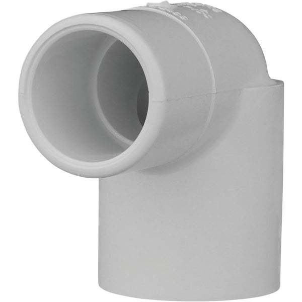 Charlotte Pipe 1 In. Slip x Spigot Schedule 40 90 Deg. Street PVC Elbow (1/4 Bend)