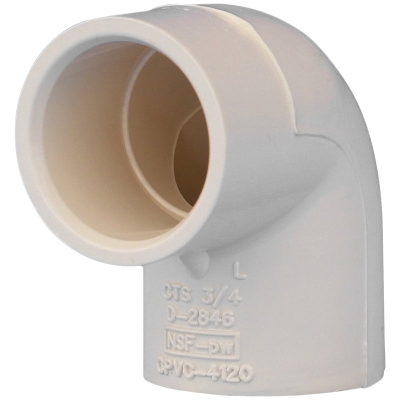 Charlotte Pipe 3/4 In. Slip x Slip 90 Deg. CPVC Elbow (1/4 Bend)