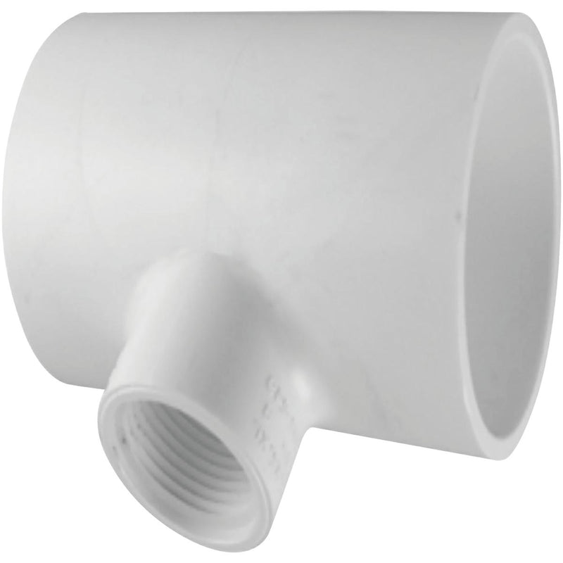 Charlotte Pipe 1-1/4 In. Solvent Weld x 3/4 In. FIP Schedule 40 PVC Tee