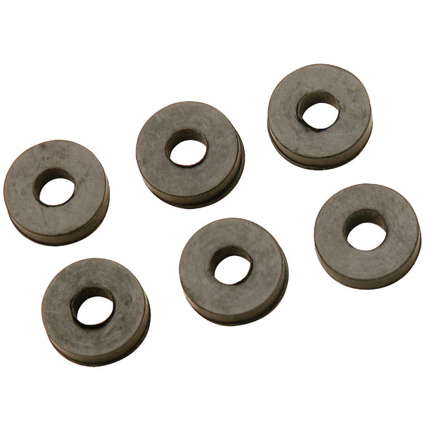 Do it Best 5/8 In. Black Flat Faucet Washer (6 Ct.)