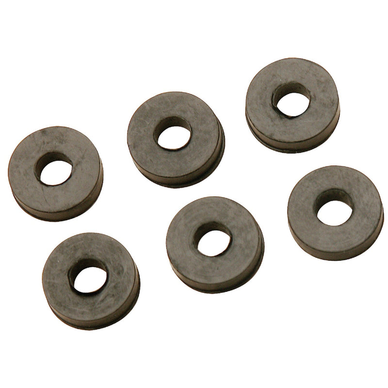 Do it Best 3/4 In. Black Flat Faucet Washer (6 Ct.)