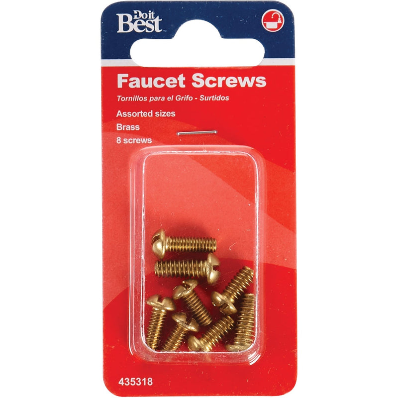 Do it Best Faucet Screw Assortment (8-Pack)