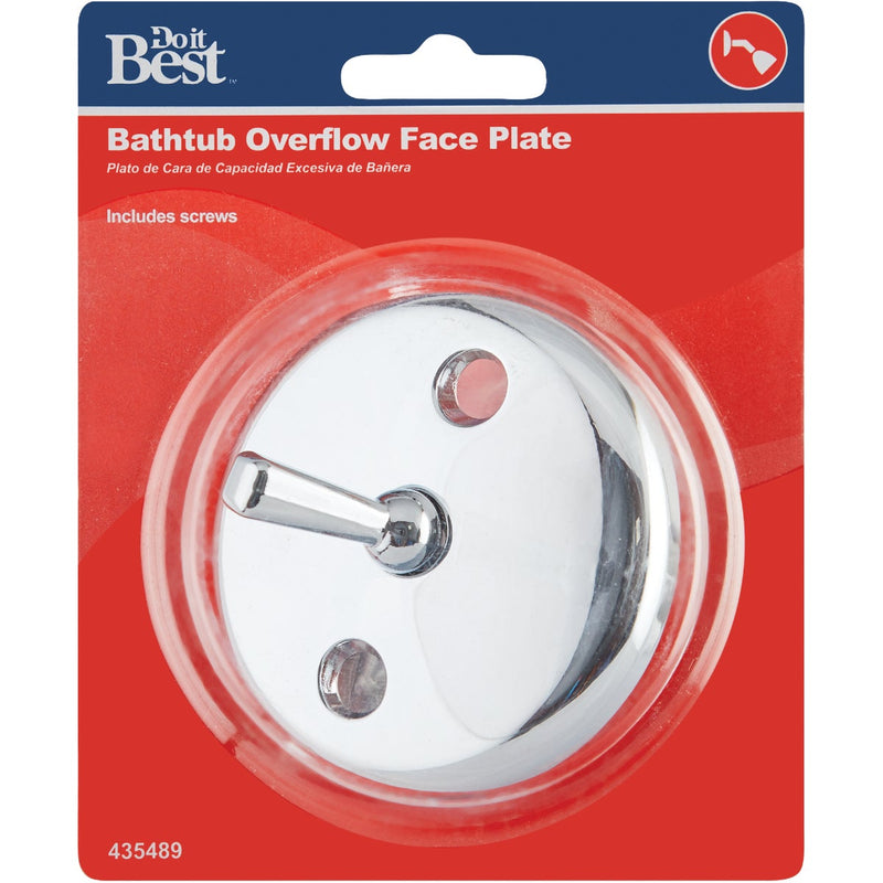 Do it Two-Hole Chrome Bath Drain Face Plate