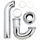 Do it Best 1-1/2 in. ABS Decorative Polished Chrome P-Trap with 1-1/4 in. Reducer Washer