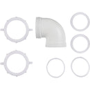 Do it Best 1-1/2 In. White PVC 90 Degree Elbow Coupling