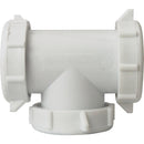 Do it Best 1-1/2 In. White PVC Three-Way Coupling Tee