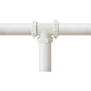 Do it Best 1-1/2 In. White PVC Three-Way Coupling Tee