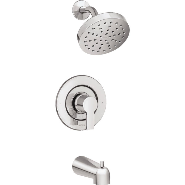 Moen Rinza Posi-Temp 1-Handle Lever Tub & Shower Faucet, Chrome