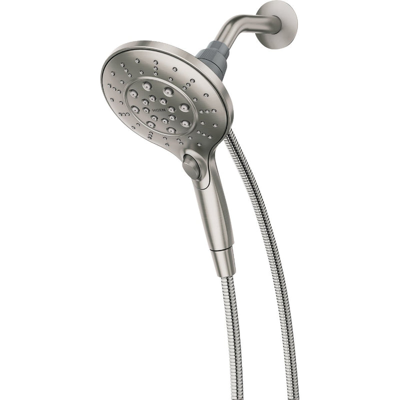 Moen Engage 6-Spray 1.75 GPM Handheld Shower Head with Magnetix, Brushed Nickel