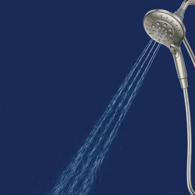 Moen Engage 6-Spray 1.75 GPM Handheld Shower Head with Magnetix, Brushed Nickel