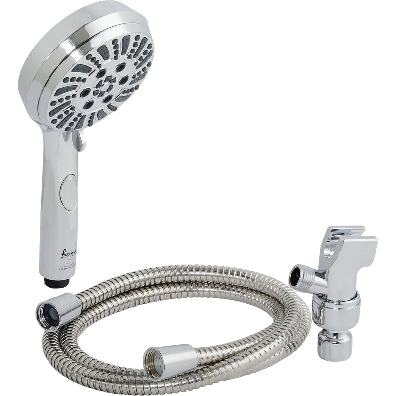 Home Impressions 6-Spray 1.8 GPM Handheld Shower Head, Chrome