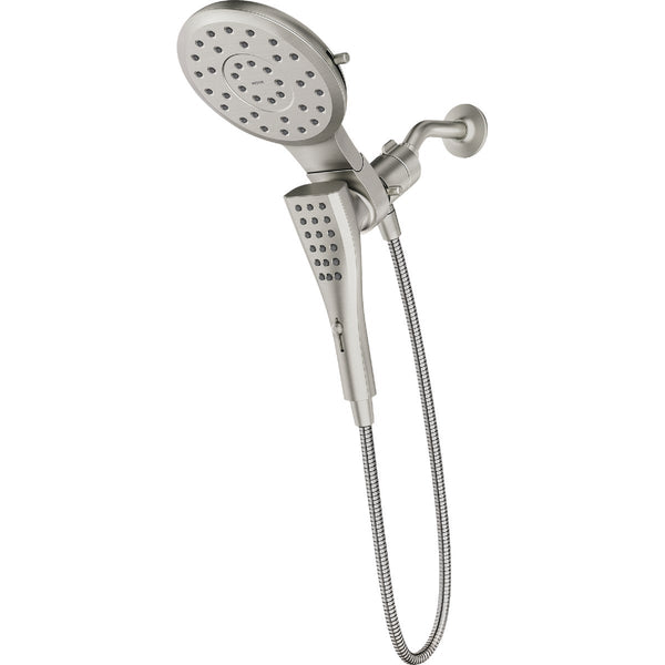 Moen Verso 8-Spray 1.75 GPM Combo Handheld Shower Head with Infiniti Dial, Spot Resist Brushed Nickel