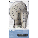 Moen Verso 8-Spray 1.75 GPM Combo Handheld Shower Head with Infiniti Dial, Spot Resist Brushed Nickel