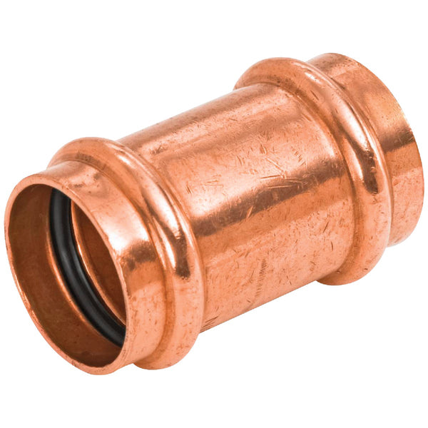 NIBCO 3/4 In. x 3/4 In. Press Copper Coupling without Stop