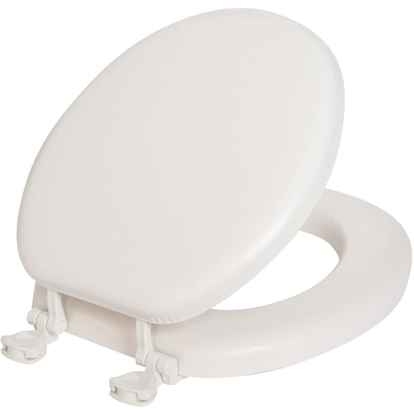 Mayfair by Bemis Round Closed Front Premium Soft White Toilet Seat