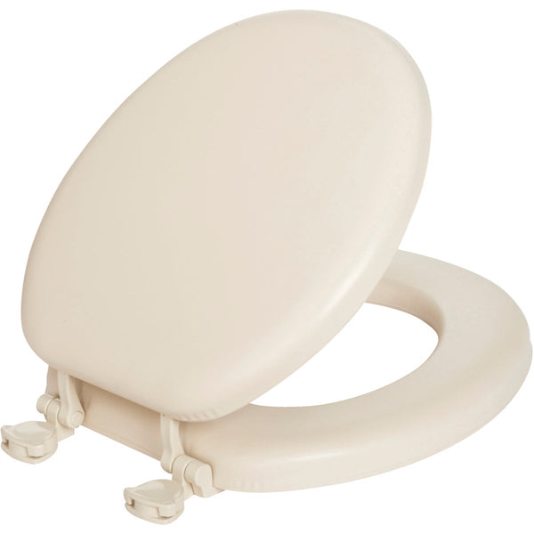 Mayfair by Bemis Round Closed Front Premium Soft Bone Toilet Seat