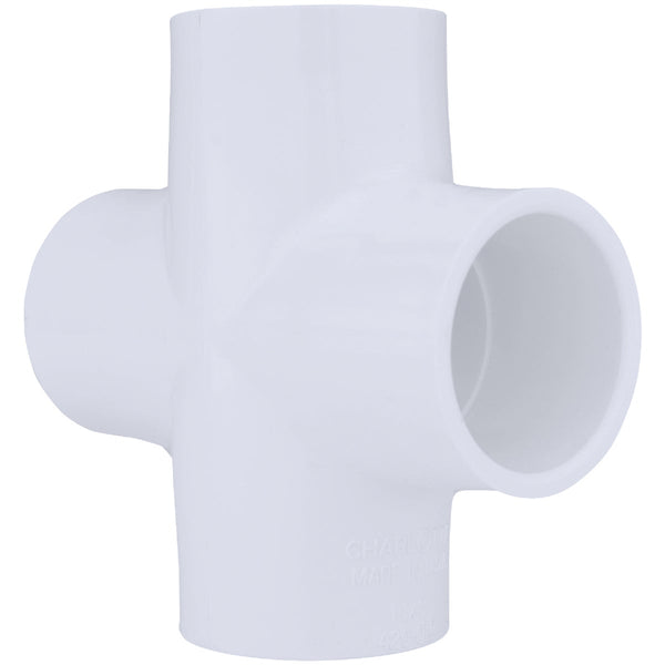 Charlotte Pipe 1-1/4 In. Schedule 40 Slip PVC Cross