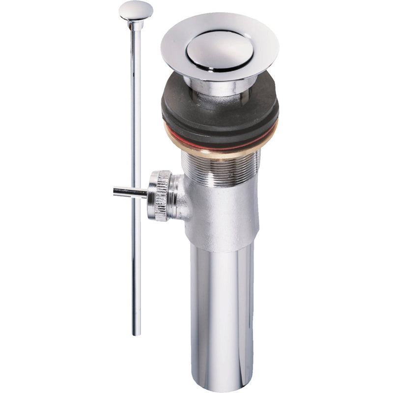 Do it Best 1-1/4 In. Polished Chrome Brass Pop-Up Assembly