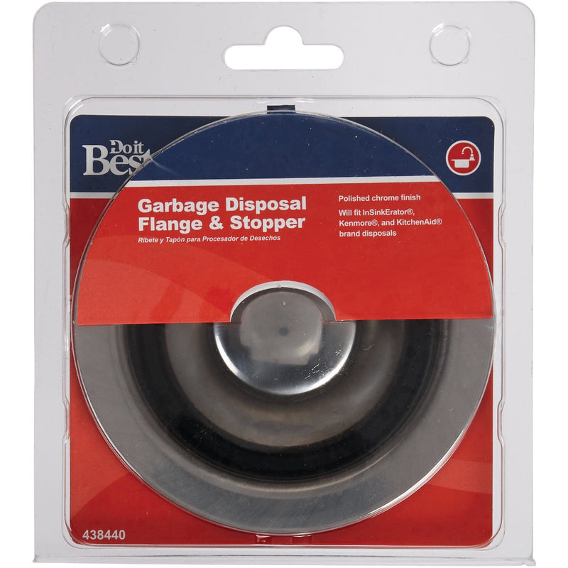 Do it Best Polished Chrome Brass Disposer Flange and Stopper