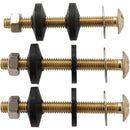 Do it Best 5/16 In. x 3 In. Brass, Sponge Rubber Tank Bolts (3 Pack)