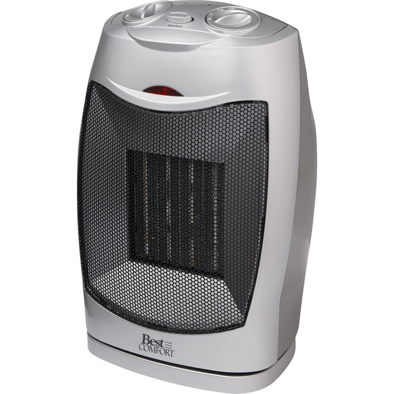 Best Comfort 1550W 120V Oscillating Ceramic Space Heater with PTC