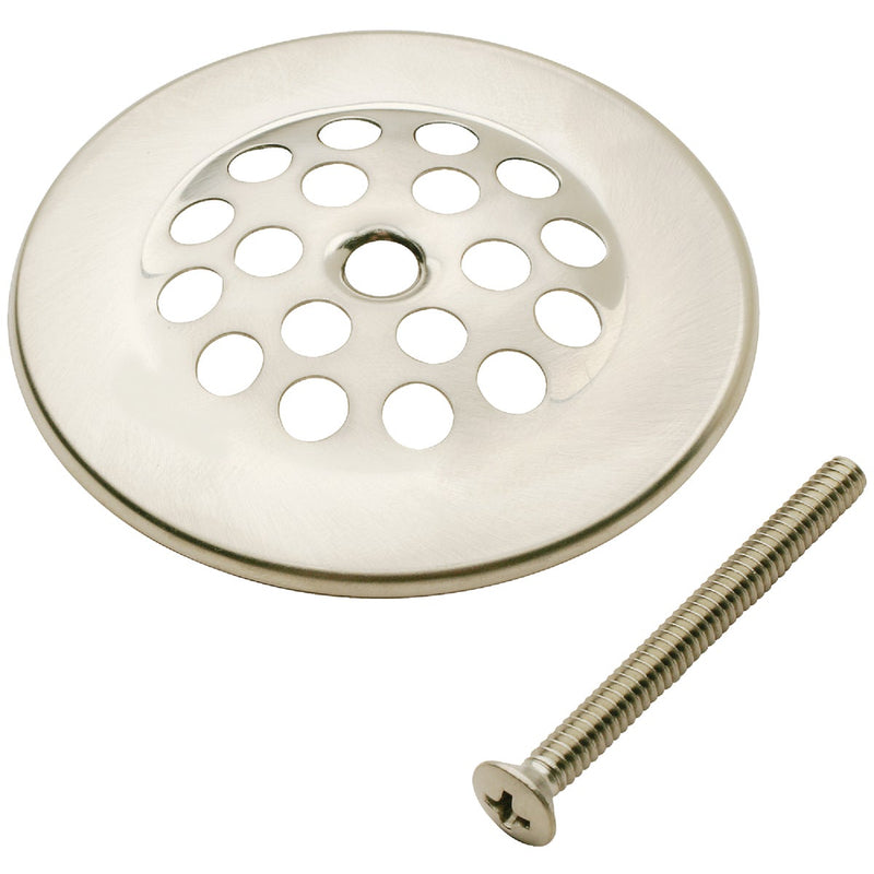 Do it Best 2 In. Dome Cover Tub Drain Strainer with Brushed Nickel Finish