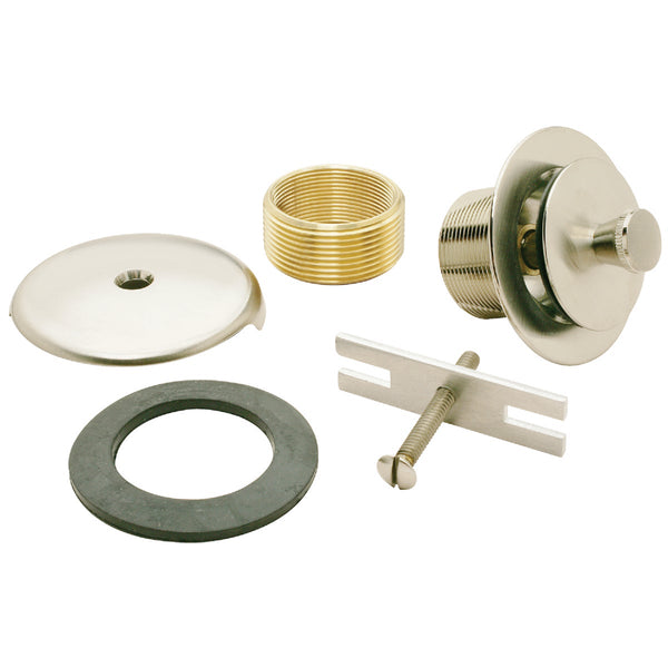 Do it Best Brushed Nickel Roller Ball Bath Drain Trim Kit