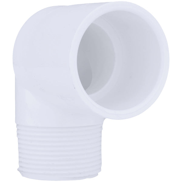 Charlotte Pipe 1-1/4 In. Slip x Male Schedule 40 90 Deg. Street PVC Elbow (1/4 Bend)