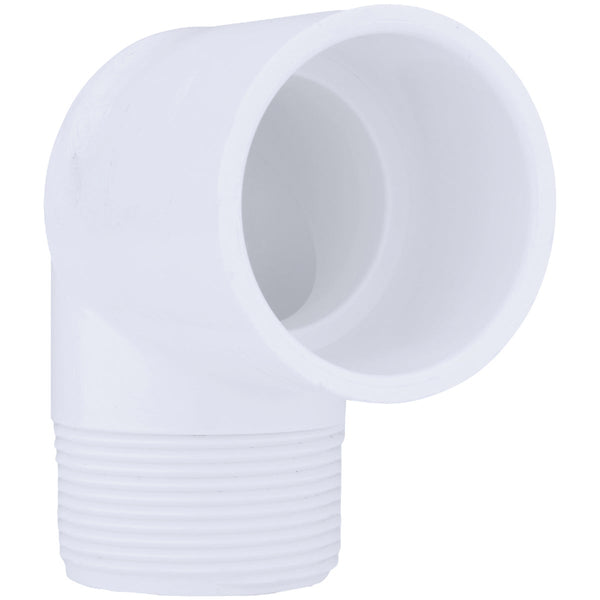 Charlotte Pipe 1-1/2 In. Slip x Male Schedule 40 90 Deg. Street PVC Elbow (1/4 Bend)