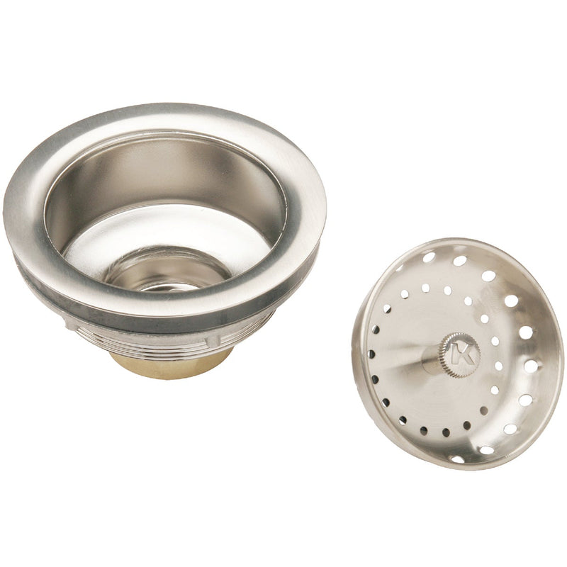 Do it Best Basket Strainer Assembly, Brushed Nickel