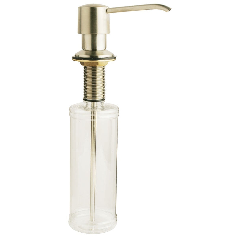 Do it Best Brushed Nickel Clear Body Soap Dispenser