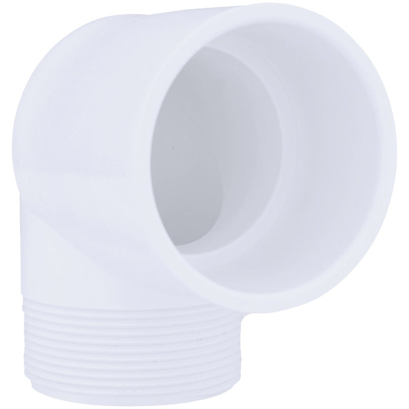 Charlotte Pipe 2 In. Slip x Male Schedule 40 90 Deg. Street PVC Elbow (1/4 Bend)