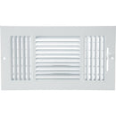 Home Impressions 15.75 In. x 7.76 In. White Steel Wall Register