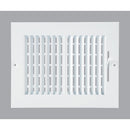 Home Impressions 9.76 In. x 7.76 In. White Steel Wall Register