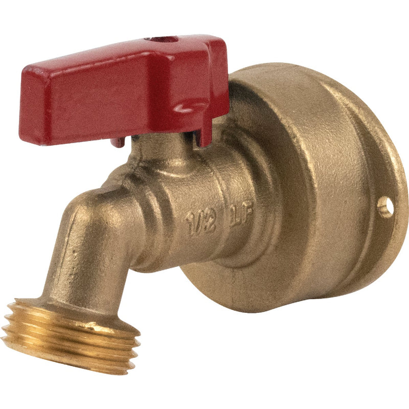 ProLine 3/4 In. PF x 3/4 In. MHT Quarter Turn Brass Hose Bibb