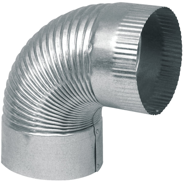 Imperial 30 Ga. 6 In. Galvanized Crimped Elbow