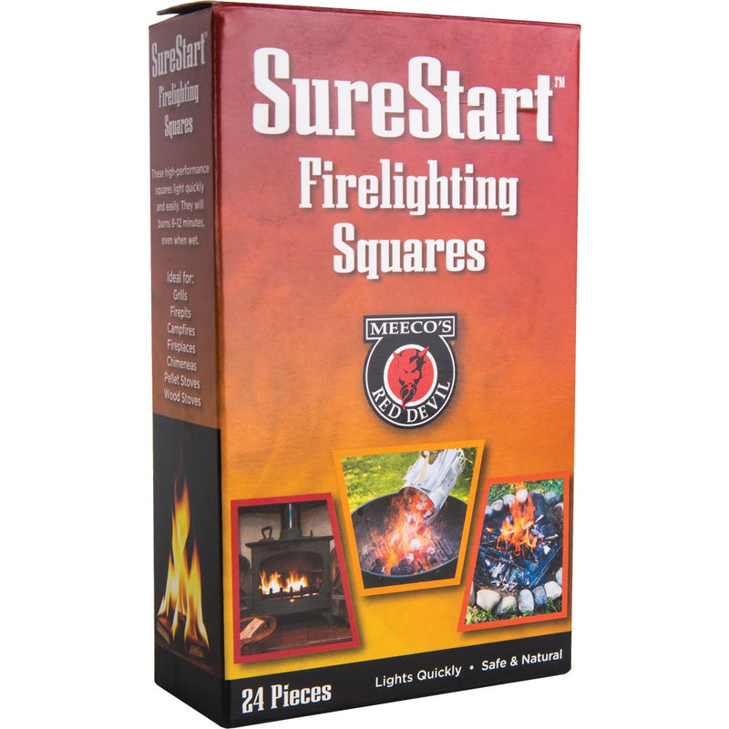 Meeco's Red Devil SureStart Fire Starter Squares (24-Pack)