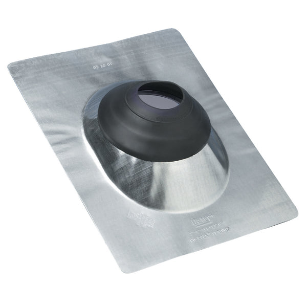 Oatey No-Calk 1-1/4 In. to 1-1/2 In. Galvanized Roof Pipe Flashing