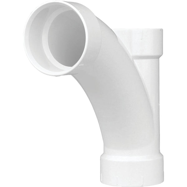 Charlotte Pipe 3 In. Tee-Wye DWV PVC Tee