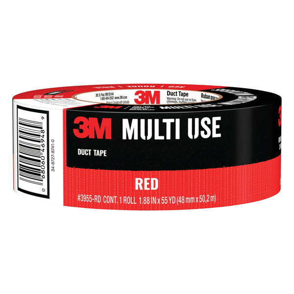 3M 1.88 In. x 55 Yd. Colored Duct Tape, Red