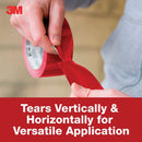 3M 1.88 In. x 55 Yd. Colored Duct Tape, Red