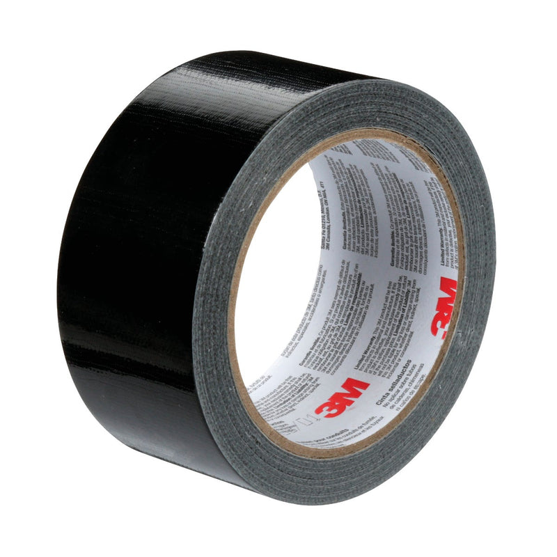 3M 1.88 In. x 55 Yd. Colored Duct Tape, Black