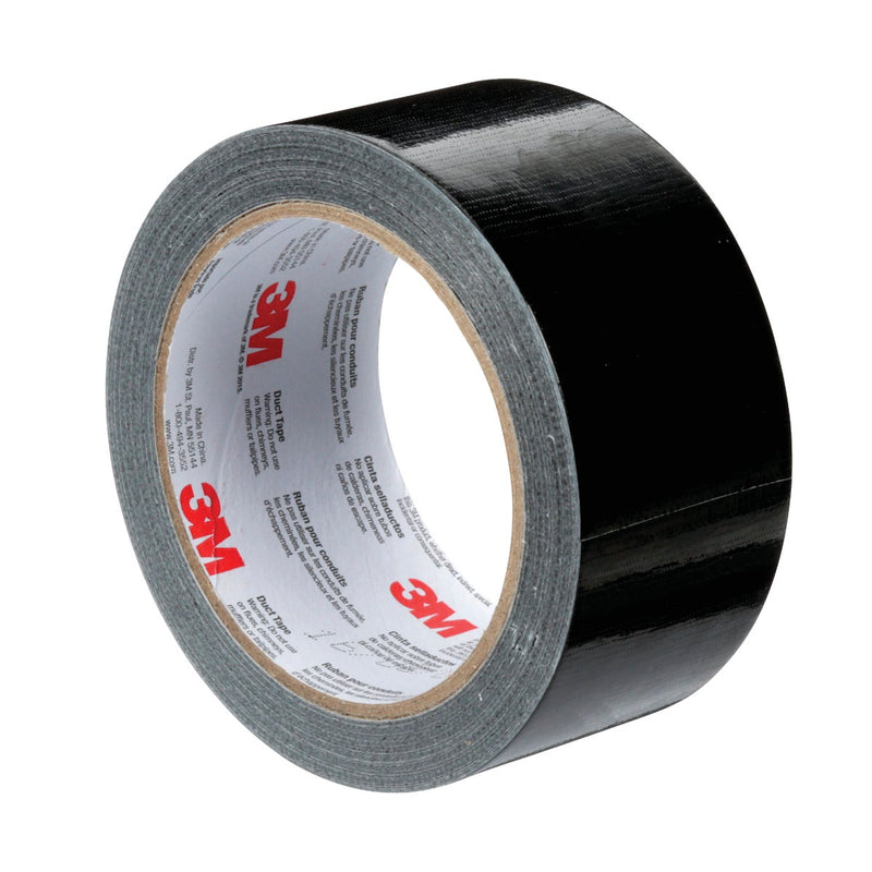 3M 1.88 In. x 55 Yd. Colored Duct Tape, Black