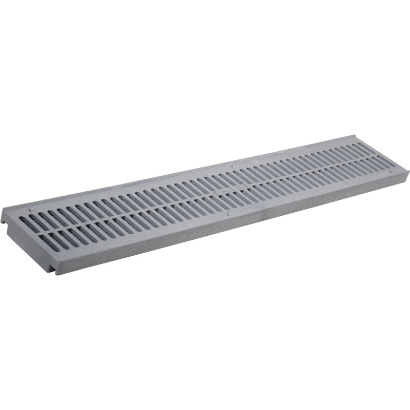 NDS Spee-D 4-1/8 In. W. x 24 In. L. Gray Structural Foam Polyethylene Channel Grate