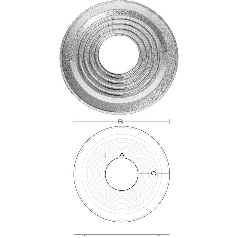 SELKIRK RV 4 In. x 4-3/4 In. x 9-1/2 In. Gas Vent Collar