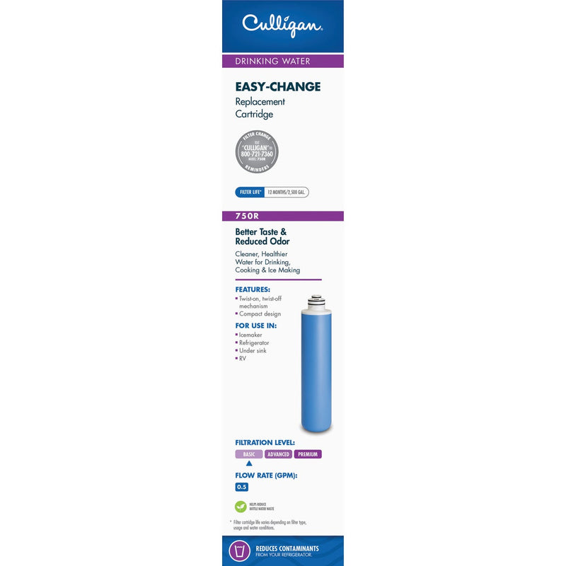 Culligan 750R Ice Maker And Refrigerator Water Filter Cartridge