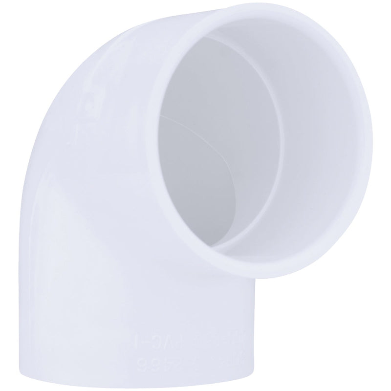 Charlotte Pipe 3 In. Slip x Slip Schedule 40 90 Deg. PVC Elbow (1/4 Bend)