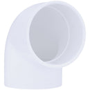 Charlotte Pipe 4 In. Slip x Slip Schedule 40 90 Deg. PVC Elbow (1/4 Bend)